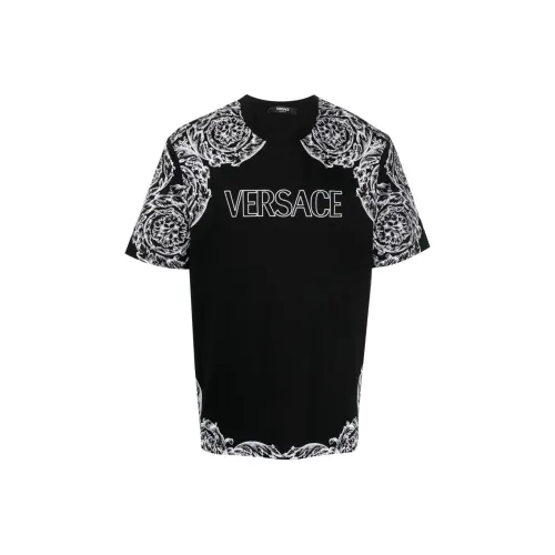 VERSACE FW23 T Рубашка Мужская Черная