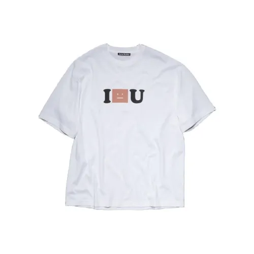 ACNE STUDIOS FW23 T-Shirt Унисекс Оптический Белый