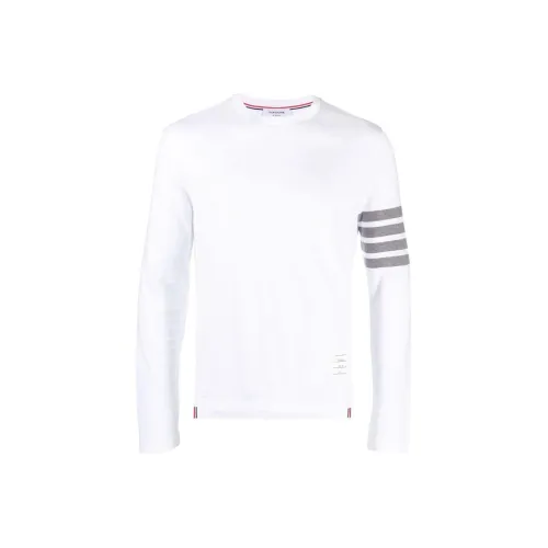 THOM BROWNE Белая Мужская T-рубашка