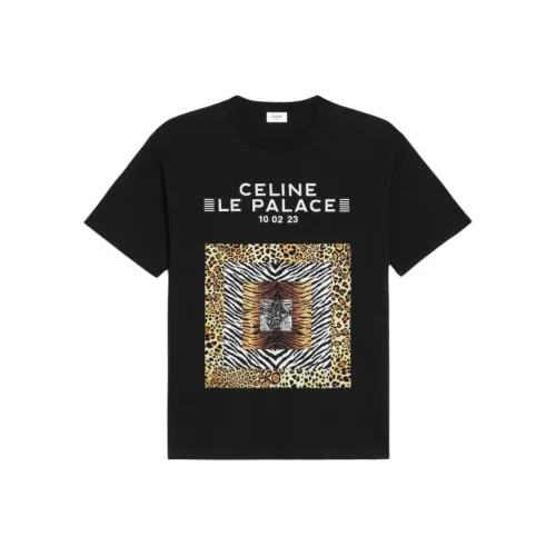 Celine Мужские черные T-рубашки