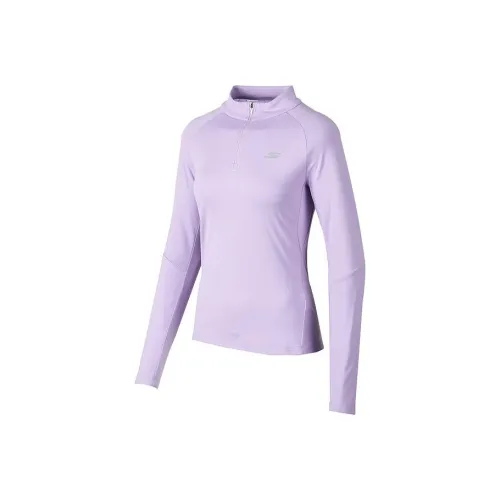 Skechers Прохладный ветер Фиолетовый Унисекс Футболка