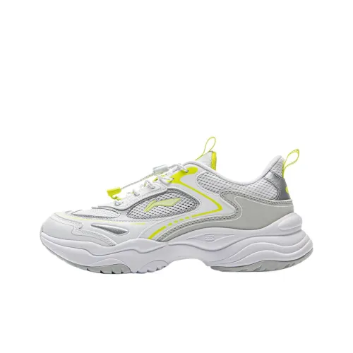 LINING YOUNG Sports Life Collection Детская Повседневная Обувь Низкий Верх Стандартный Белый/Капля Серый/Серебристый Унисекс