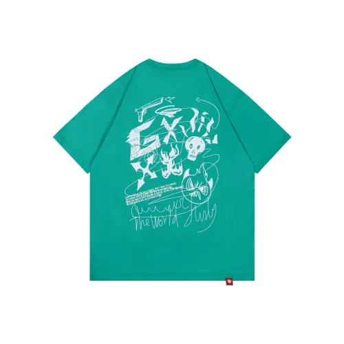 GXXX BV Зеленая Унисекс Футболка