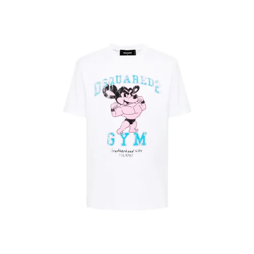 DSQUARED 2 FW23 T-Shirt Мужской Белый