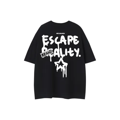 REXSHION Короткий рукав T-рубашки унисекс