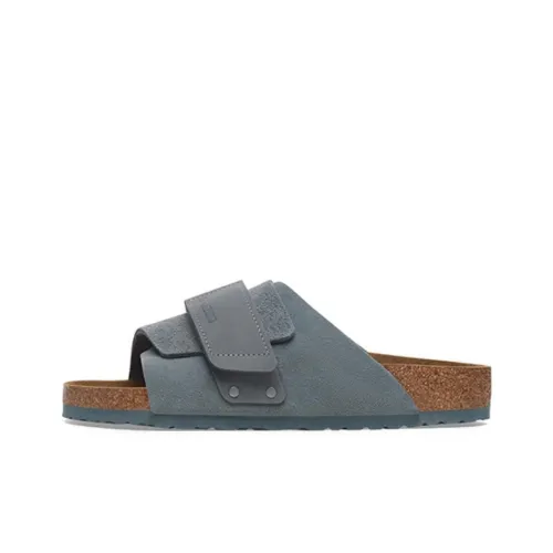 Birkenstock Kyoto Устойчивые к истиранию Слипоны Унисекс Лайм Каменный Обычный Свободный крой