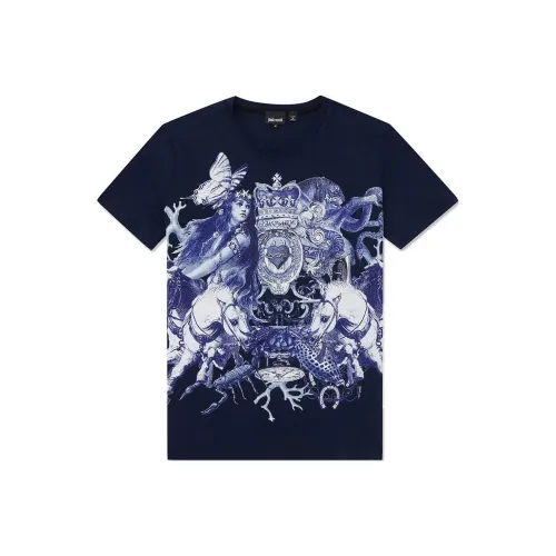 Just Cavalli T-Shirt Унисекс Синий