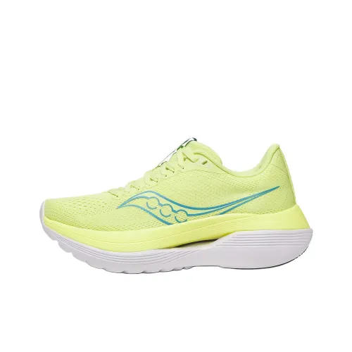 Saucony Endorphin Trainer Амортизаторы Шок-абсорбирующие Противоскользящие Устойчивые к истиранию Низкий Топ Беговые кроссовки Унисекс Зеленый