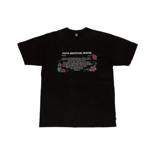 Patta совместная бренд Черные Мужские T-рубашки