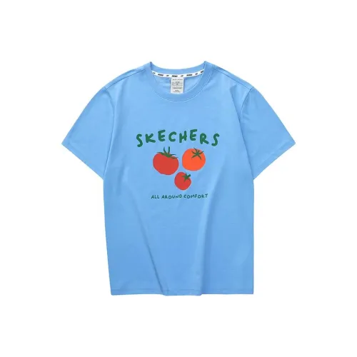 Skechers Supermarket Series T-Shirt Унисекс Меланхолический Синий
