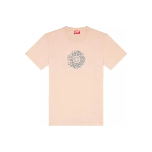 DIESEL Розовая Унисекс Футболка