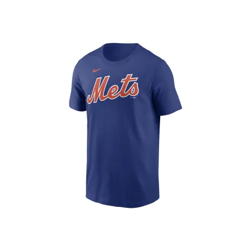 nike New York Mets Fuse Wordmark T-Shirt Мужской Синий