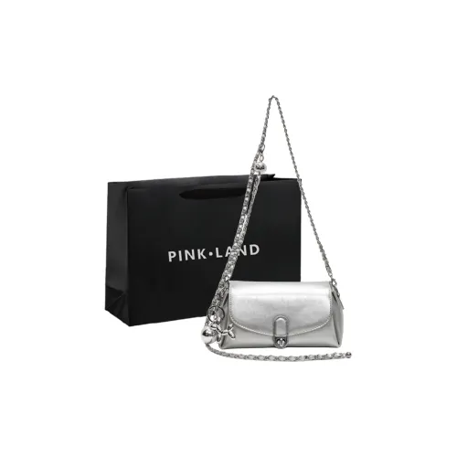 PINK·LAND ПУ (полиуретан) Сумка через плечо Женская