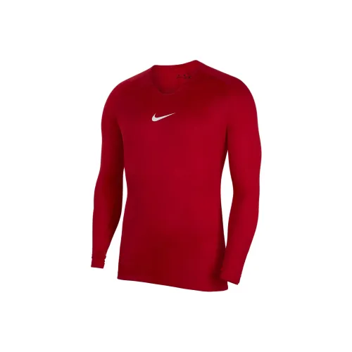 nike Dri Fit Парк First Layer T-Shirt Мужской Красный
