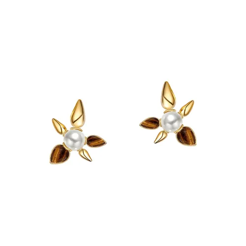 masw Серьги-гвоздики из медного сплава женские