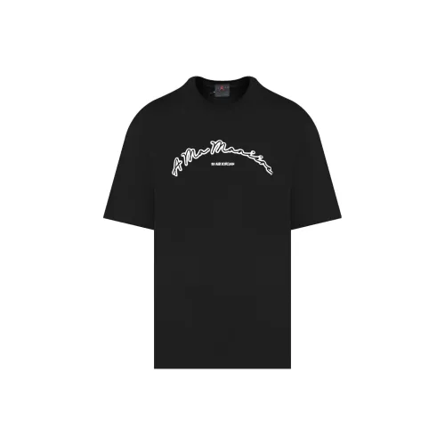 Jordan x A Ma Maniére T-Shirt Азиатская версия Унисекс Черный