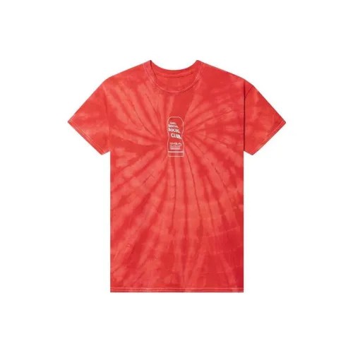 ANTI SOCIAL SOCIAL CLUB Красный Мужская T-Рубашка