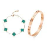 Четырехлистный клевер, одежда, наборы (зеленый)