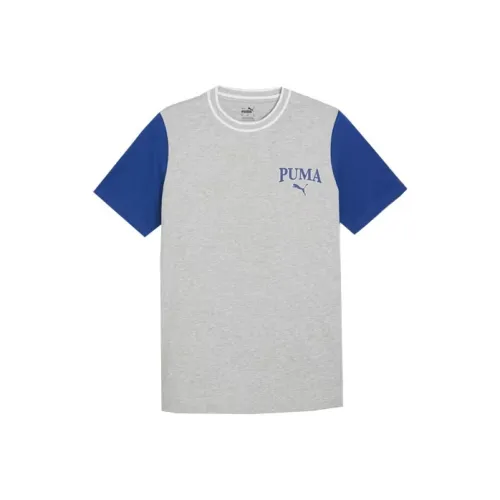 PUMA SQUAD Мужская графическая футболка T-рубашка мужская серая
