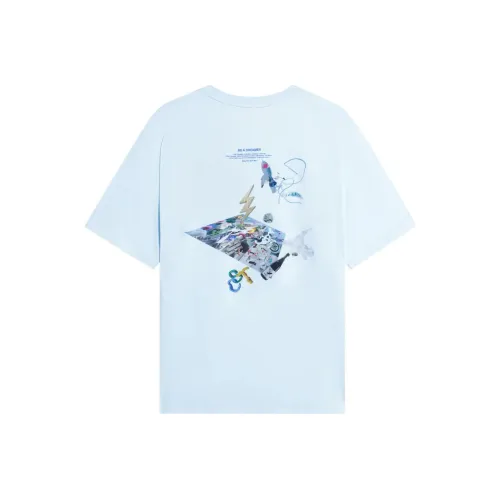 LINING T Рубашка Унисекс Аква Синий