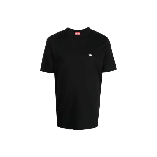 DIESEL Черная унисекс футболка