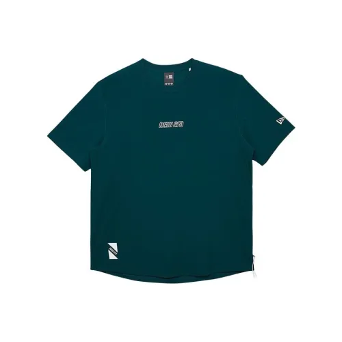 New Era SS24 T-Shirt Унисекс Глубокое море Зеленый