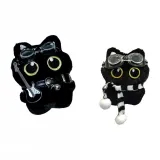 Подвеска "Маленький Черный Кот" + Брелок "Джентльмен Маленький Черный Кот"