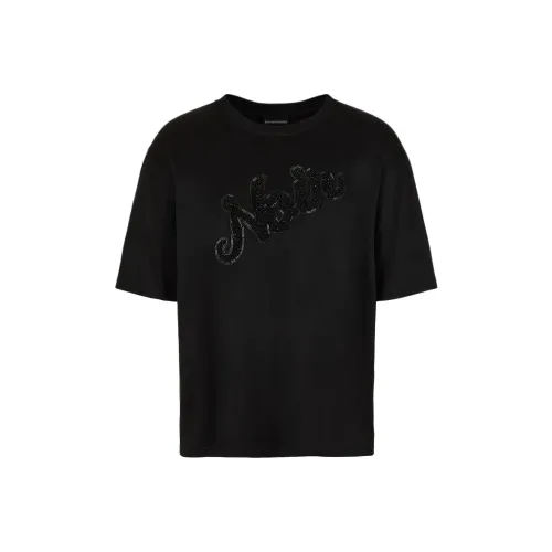EMPORIO ARMANI SS24 T Рубашка Мужская Черная