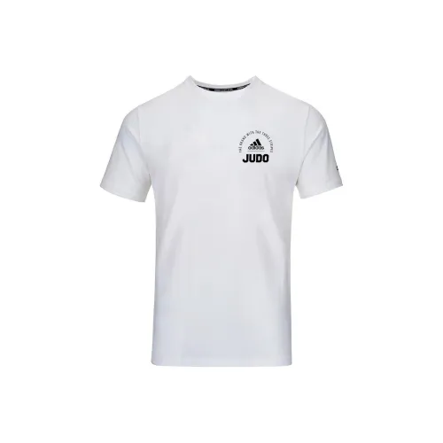 Adidas T-Shirt Унисекс Белый Подкладочная ткань Черный Текст
