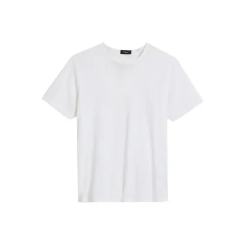 THEORY Белая Мужская T-Рубашка