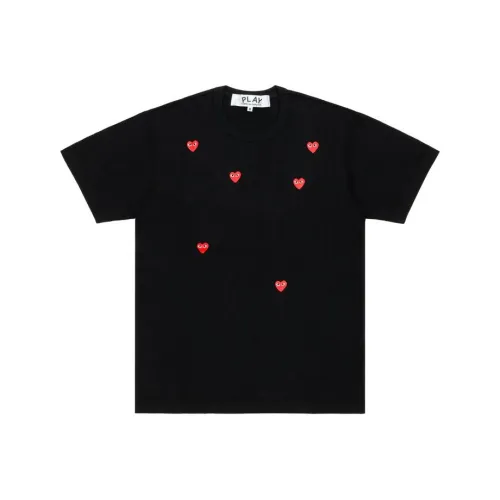 CDG Play SS24 T-Shirt Унисекс Черный