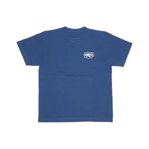 Sacai x Eric Haze Коллаборация FW23 T-Shirt Унисекс Синий