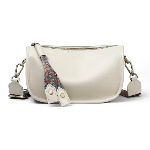 MILLIE'S Сумка через плечо из коровьей кожи обычная женская белая