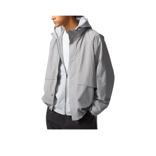 UNIQLO Куртки и Пальто Унисекс Серый