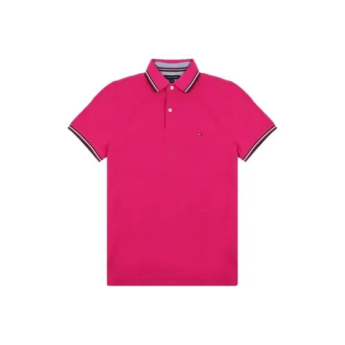 Tommy Hilfiger T-рубашка мужская розово-красная