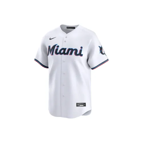 nike Jazz Chisholm Jr. Miami Marlins T-Shirt Мужской Белый