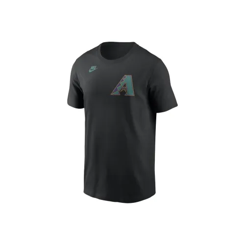 nike Randy Johnson Arizona Diamondbacks Cooperstown Fuse T Рубашка Мужская Черная