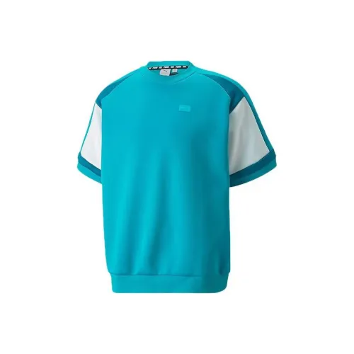 PUMA TRAIN FAV HEATHER Синий Мужская T-рубашка