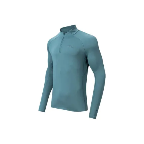 ANTA Running Collection Бег Т-Рубашка Мужская Шалфейно-Зеленая