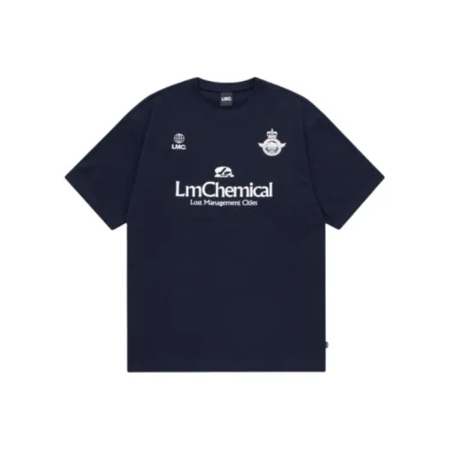 LMC Chemical Футбол Tee Темно-синий Синий T Рубашка Унисекс Темно-синий