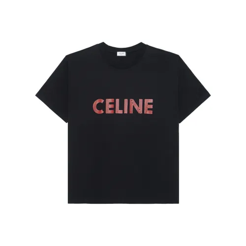 CELINE Мужские черные T-рубашки