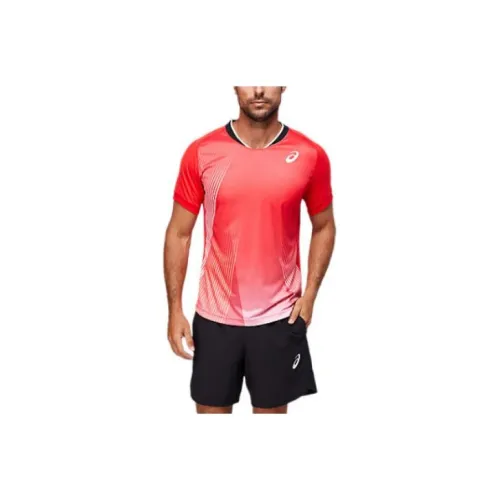 Asics MATCH GRAPHIC Tee T-Shirt Рубашка Мужская Красная