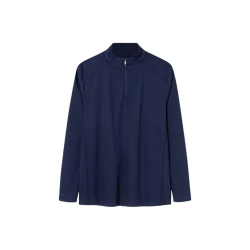 Anta Champion All Weather Series Rhythm Синий Мужской T Рубашки