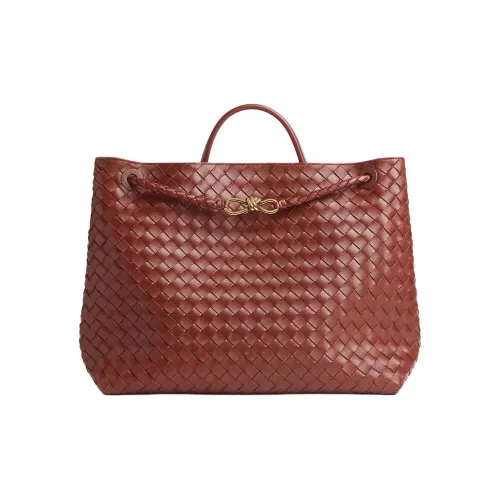 Bottega Veneta Andiamo series Овечья шкура Тоут Сумка Сумка для покупок Сумка на плечо Сумка Большая Женская Сапеле Красная