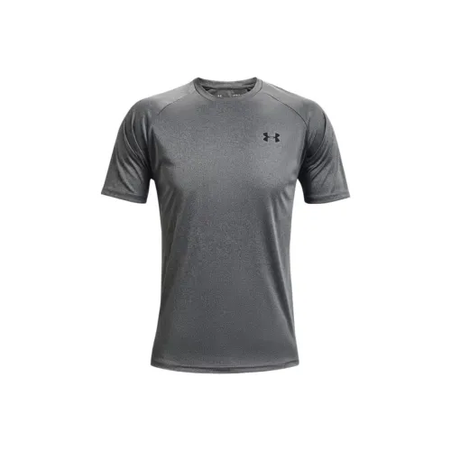 Under Armour Velocity T Shirt Мужской Темно-Серый