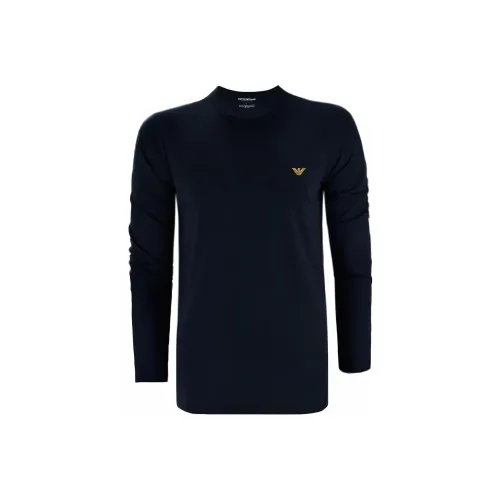 EMPORIO ARMANI Морской Синий Мужская T-Рубашка