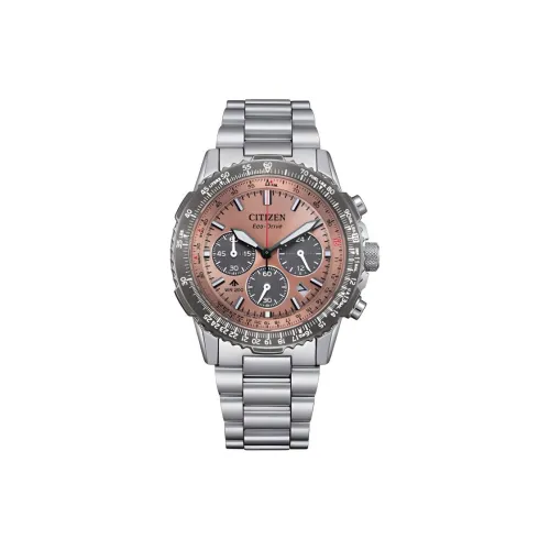 CITIZEN Светильник Кварцевый механизм Мужские часы Promaster Collection 40 мм Розовые