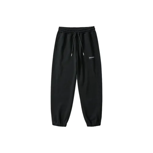 WOOD SOON Вязаные тренировочные брюки для мужчин