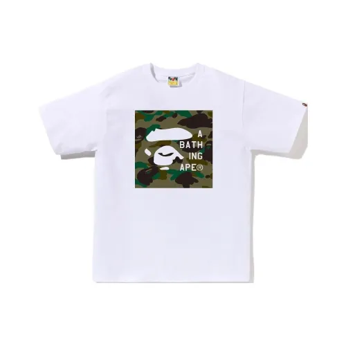 A BATHING APE SS24 T Рубашка Унисекс Белый
