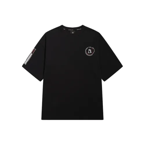 Magn Lens Черные Мужские T-Рубашки